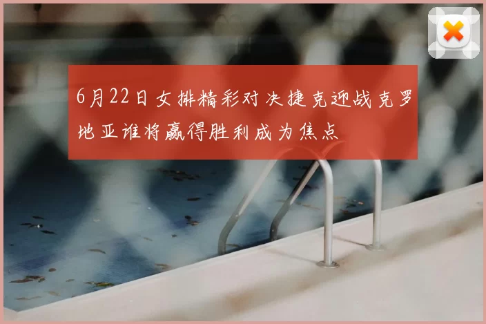 6月22日女排精彩对决捷克迎战克罗地亚谁将赢得胜利成为焦点